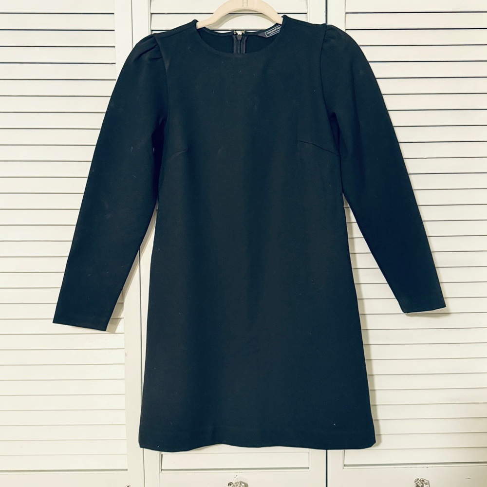 Vineyard Vines Classic Black Long Sleeve Dress